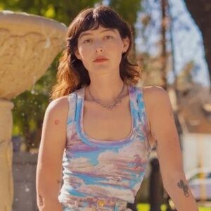 Big Bud Press Cropped Tank Top in Cloud Kingdom Print by Bill Ogden Unisex XS